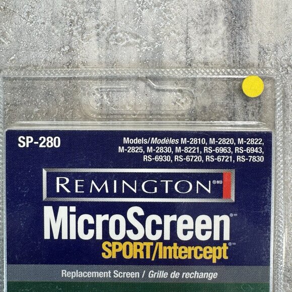 Remington SP-280 MicroScreen Sport/Intercept Replacement Screen Trimmer Shavers - Picture 2 of 4